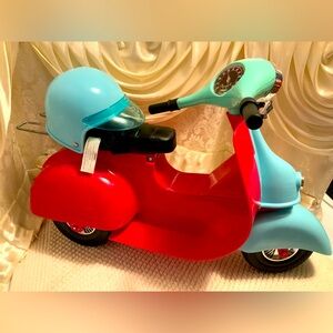 TOY SCOOTER AND HELMET BY BATTAT INC.